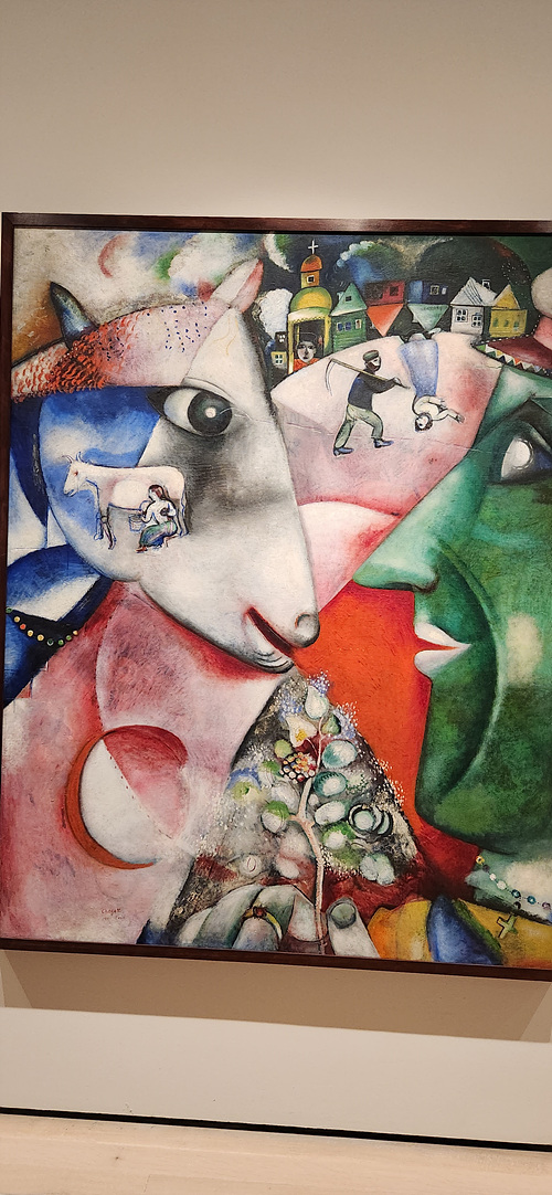 샤갈의 '나와 마을'  [사진-임영태]