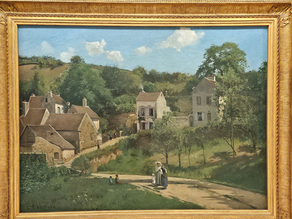 폴 세잔의 채석장 마을 풍경 그림-구겐하임 [사진-임영태]