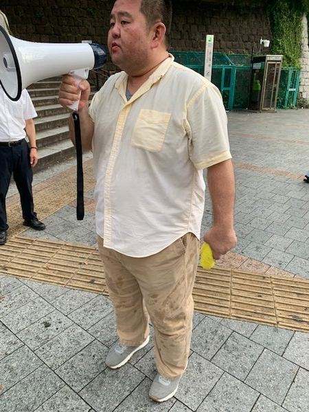 도쿄수도노조  모토키 씨. [사진-통일뉴스 박명철 통신원]