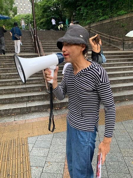 동부전노협  야마구치 씨. [사진-통일뉴스 박명철 통신원]