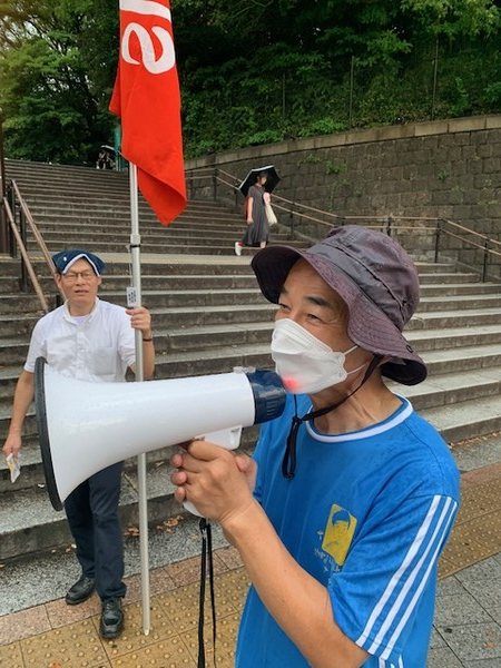 사상운동 도마츠 씨. [사진-통일뉴스 박명철 통신원]