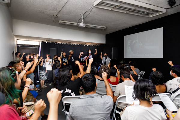 엘에이 행사. [사진-통일뉴스 박주현 통신원]