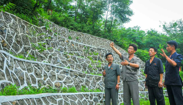 평안남도 순천시 재해예방 대책 [사진-노동신문 갈무리]