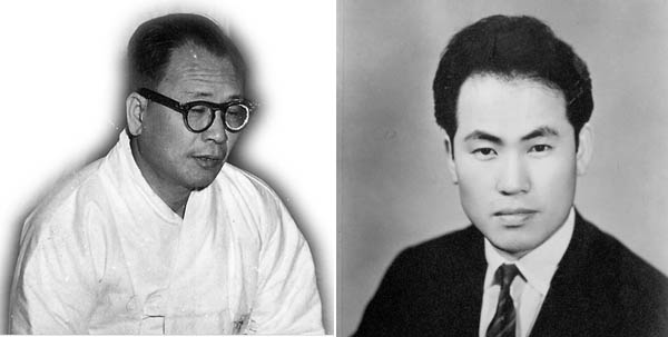 1961년 12월 박정희에 의해 사형집행 당한 최백근 선생과 조용수 민족일보 사장. 남로당 군사 조직의 간부로 활동한 전력을 지닌 박정희는 자신이 얼마나 투철한 반공주의자로 변신했는지 미국에 보여주기 위해 이들을 무리하게 사형시켰다. [사진 제공 – 안영민]