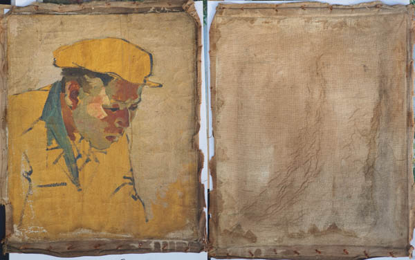 「로동자」②. 리쾌대, 어느 작품의 초안으로 보인다. [사진 제공 – 이양재]