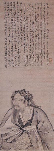 「유마거사도(維摩居士圖)」, 문청, 1점, 1457년이전, 지본수묵, 일본 아마토분카관 소장. [사진 제공 – 이양재]