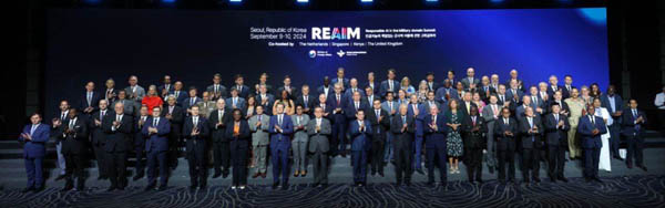 외교부와 국방부 공동 주관으로 9,10일 양일간 서울 서울 롯데 및 웨스틴조선 호텔에서 개최된 ‘2024 인공지능의 책임있는 군사적 이용에 관한 고위급회의’가 10일 폐막됐다. [사진 제공 - 외교부]