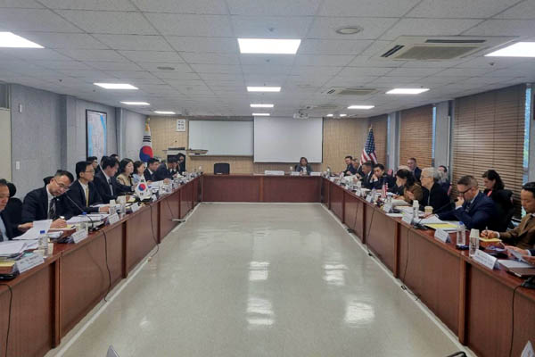제12차 한미 방위비분담특별협정(SMA)은 비공개로 진행됐다. 사진은 지난 7월 5차 회의 모습. [자료 사진 - 통일뉴스]