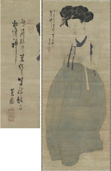 『미인도』, 간송미술관 소장. [사진 제공 – 이양재]