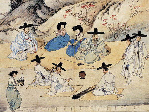 『상춘야흥』, 간송미술관 소장. [사진 제공 – 이양재]