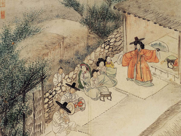 『무녀신무』, 간송미술관 소장. [사진 제공 – 이양재]