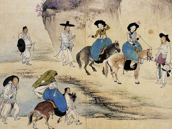 『연소답청』, 간송미술관 소장. [사진 제공 – 이양재]