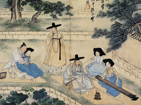 『청금상련』, 간송미술관 소장. [사진 제공 – 이양재]