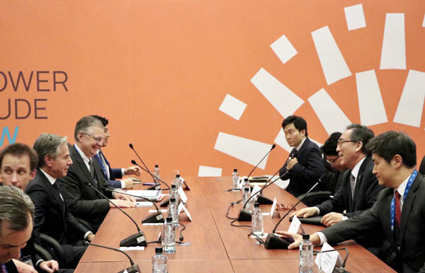 한미 외교장관회담에서는 북러 군사협력 문제가 중요한 의제로 다뤄졌다. [사진 제공 - 외교부]