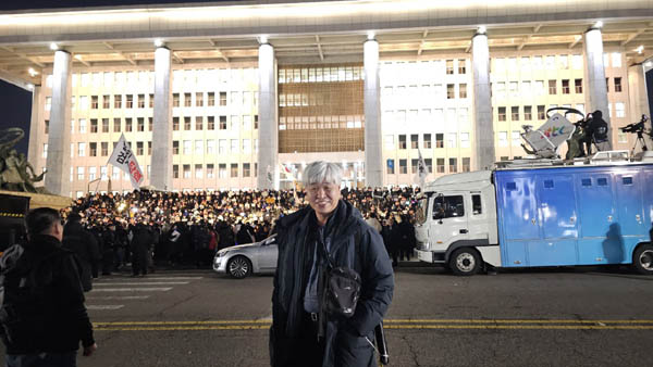4,5일 국회에서 열린 촛불문화제에 참석했다. [사진 - 통일뉴스 하태한 통신원]