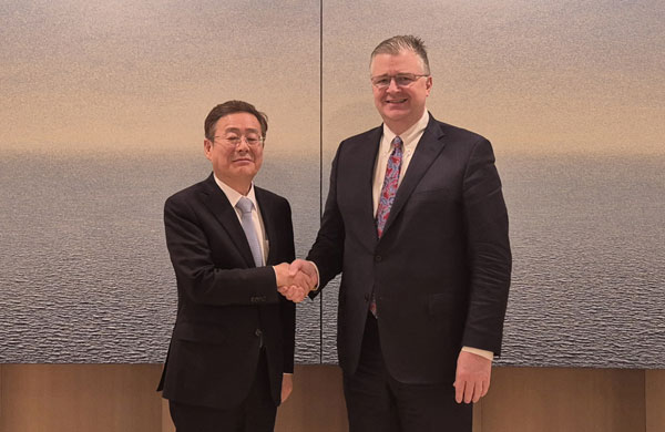 조구래 본부장은 9일 도쿄에서 크리튼브링크 차관보와 한미 북핵 고위급 협의를 가졌다. [사진 제공 - 외교부]