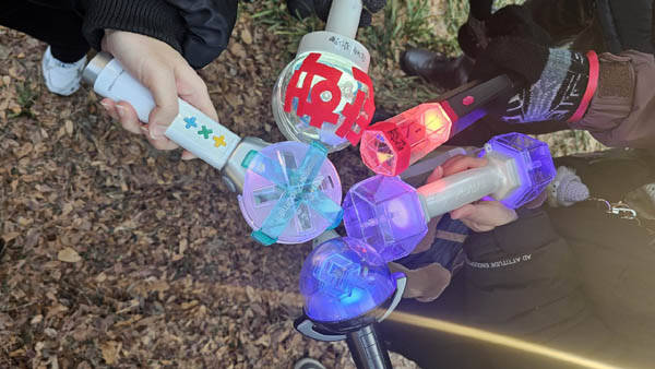 탄핵 집회장의 상징이 된 응원봉. [사진 - 통일뉴스 하태한 통신원]