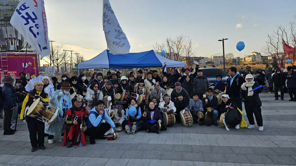 풍물패 ‘보국안민’, 멋진 이름이다. [사진 - 통일뉴스 하태한 통신원]