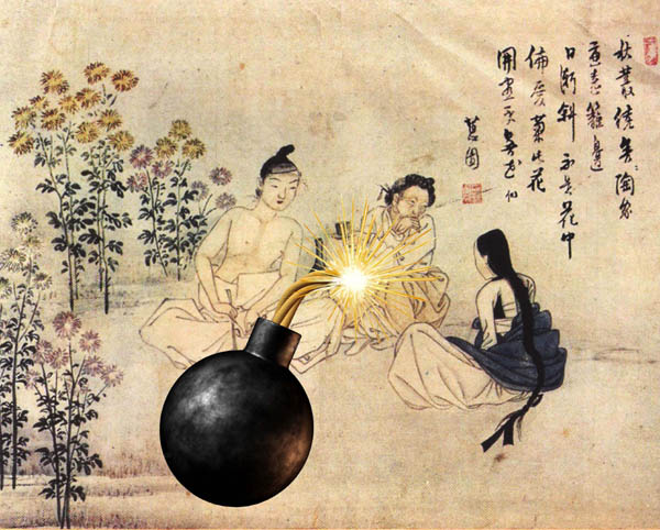 그림 자체가 불법이자 폭탄이다. 만약 신윤복이 매매춘 내용의 그림을 그렸다면, 미술적 자살과 사회적으로 매장당한다. [사진 제공 – 심규섭]