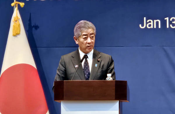 이와야 다케시 일본 외무상은 기존 대북정책 기조를 재확인했다. [사진 - 통일뉴스 김치관 기자]