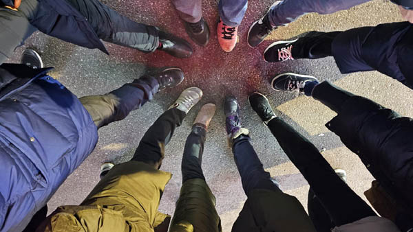 구로 동지들과 인증샷! [사진 - 통일뉴스 하태한 통신원]