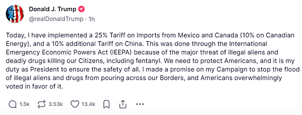 [사진 갈무리-트루스소셜]