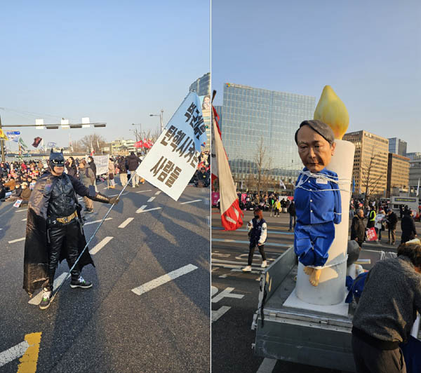 다양한 캐릭터들이 등장했다. [사진 - 하태한 통일뉴스 통신원]