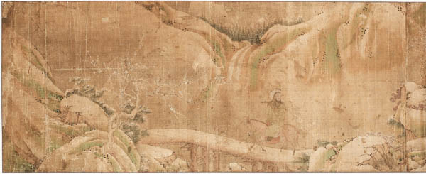 「설중기려도」, 전 신잠, 견본채색, 국립중앙박물관 소장. [사진 제공 – 이양재]