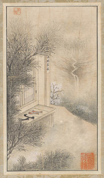 컴퓨터 그래픽으로 어린 여종을 없앴다. 모든 관심이 방안의 남녀로 집중된다. 인물의 표현은 감상자의 몰입을 방해하는 요소일 뿐이다. [사진 제공 – 심규섭]