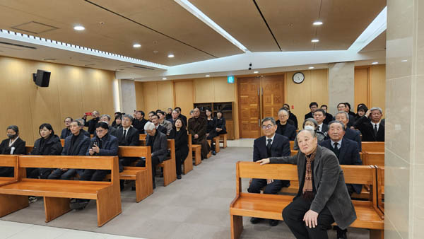  (사)한국문명교류연구소는 26일 오후 4시 가톨릭대학 서울성모병원 장례식장에서 추도식을 갖고 고인의 뜻을 기렸다. [사진 - 통일뉴스 김치관 기자]