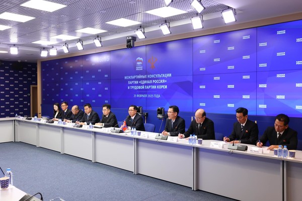 북측 대표단 [사진-통합러시아당]