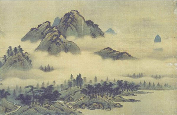 『산수도』, 이장손, 일본 야마토분카관 소장. [사진 제공 – 이양재]