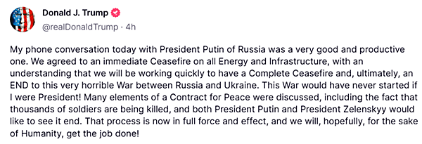 [사진 갈무리-트루스소셜]