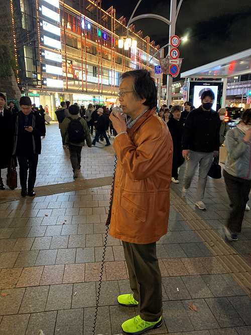 오사나미 신사회당 부위원장. [사진-통일뉴스 박명철 통신원]