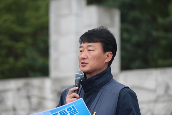 양경수 민주노총 위원장 [사진-통일뉴스 이승현 기자]