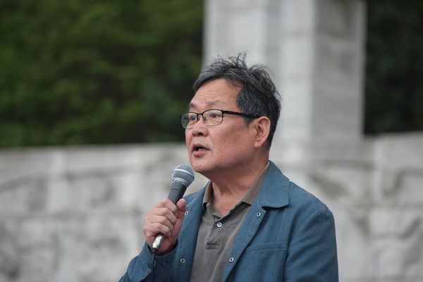 김남수 전국대학민주동문회 상임대표 [사진-통일뉴스 이승현 기자]