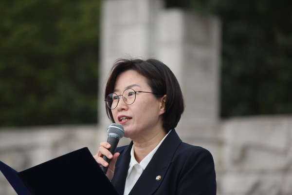 정혜경 진보당 국회의원 [사진-통일뉴스 이승현 기자]