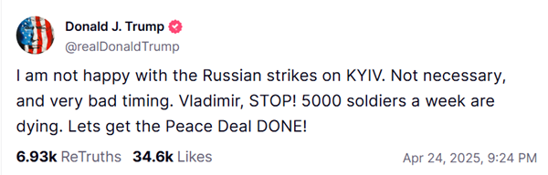 [사진 갈무리-트루스소셜 트럼프 계정]