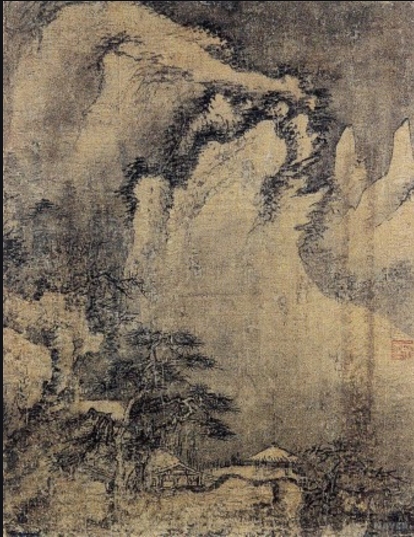 안견, 『설천도』, 견본수묵, 35.2×28.5㎝, 국립중앙박물관 소장. [사진 제공 – 이양재]