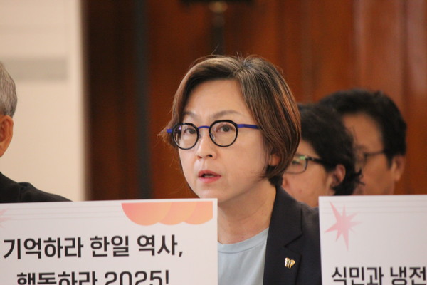   이나영 정의기억연대 이사장 [사진-통일뉴스 이승현 기자]