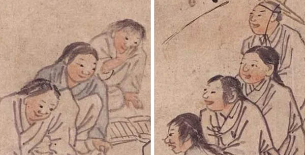 주변 학생들이 웃고 있다. 배척이 아니라 끌어안는 놀림과 비웃음이다. 양심은 사회적 본성인데, 사회를 이루는 사람의 견제와 질책이 가장 큰 힘이다. 이들의 놀림과 비웃음이 개인 인성의 기본을 만든다. [사진 제공 – 심규섭]