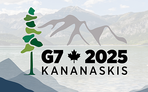 2025 G7 정상회의 로고.