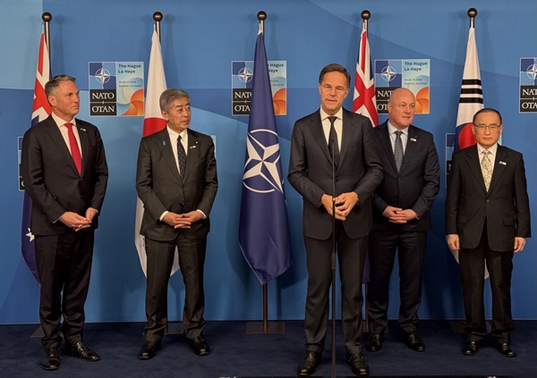 25일 오후 열린 '나토-인태 파트너 특별행사'. [사진제공-대통령실]