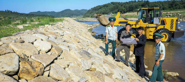 평안북도 선천군의 재해방지대책 [사진-노동신문]