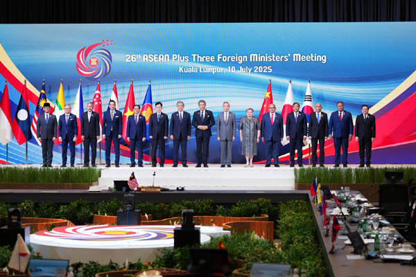 박윤주 외교부 제1차관은 10일 오후 제26차 아세안+3(한·일·중) 외교장관회의에 참석했다. [사진 제공 - 외교부]