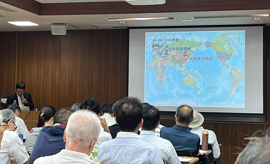 25일 오후 일본 도쿄도 치요다구에 있는 렌고우(連合)회관에서 ‘일본과북한을연결하는 전국네트워크’와 ‘동아시아시민연대’ 주최로 ‘역사의 전환기-동북아시아의 평화로의 길’을 주제로 국제심포지엄이 열렸다. [사진 - 통일뉴스 조정훈 통신원]