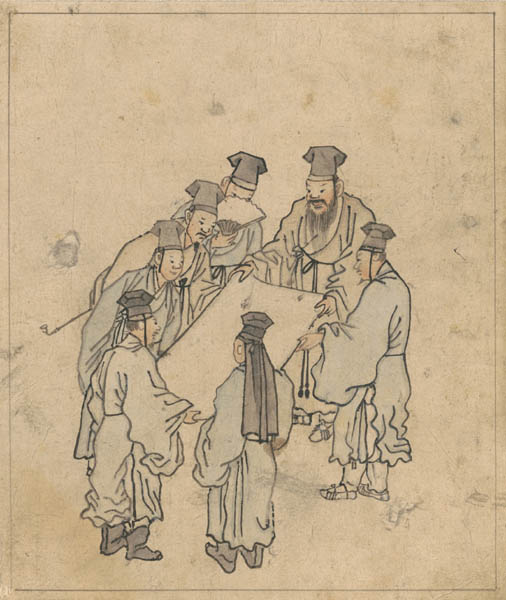 [단원 김홍도/그림 감상/18세기 후반/종이에 수묵담채/27cm×22.7cm/보물 제527호/단원풍속도첩/국립중앙박물관 소장]