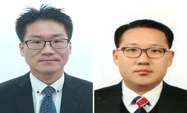 신혜성 기획재정담당관(왼쪽), 이창성 운영지원과장 [사진-통일부 제공]