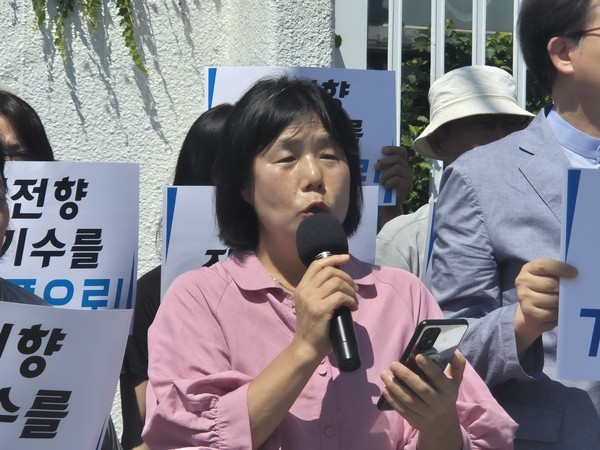 김혜순 양심수후원회 회장 [사진-통일뉴스 이승현 기자]