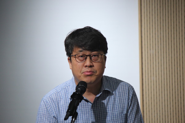 김련희송환추진위원회 공동대표인 한문덕 향린교회 목사 [사진-통일뉴스 이승현 기자]